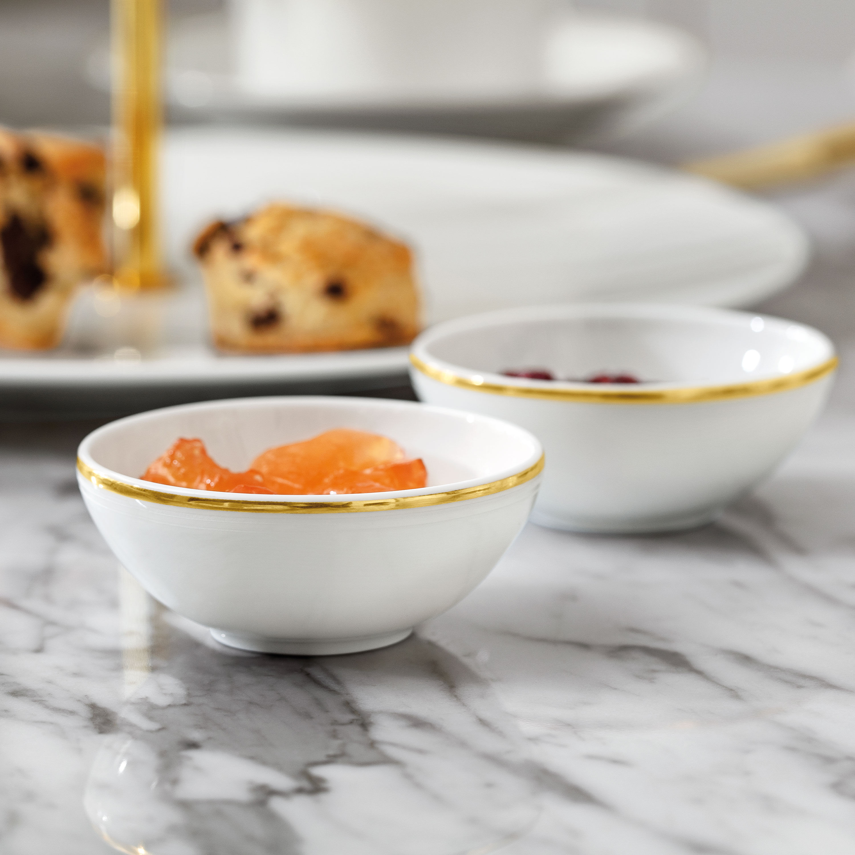 Chateau Septfontaines Dipping bowl White, 0.7 oz, Premium Bone Porcelain