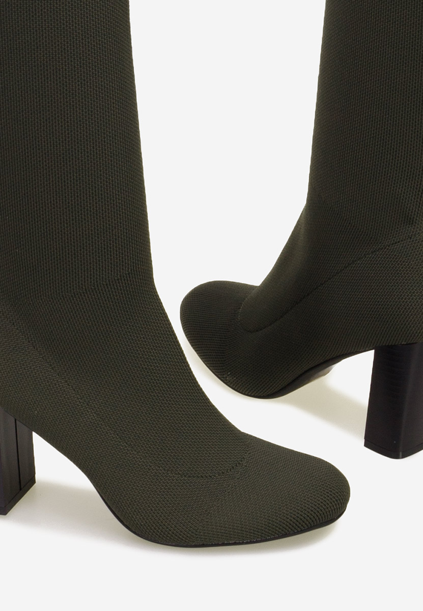 Bottes chaussettes verts Hijate