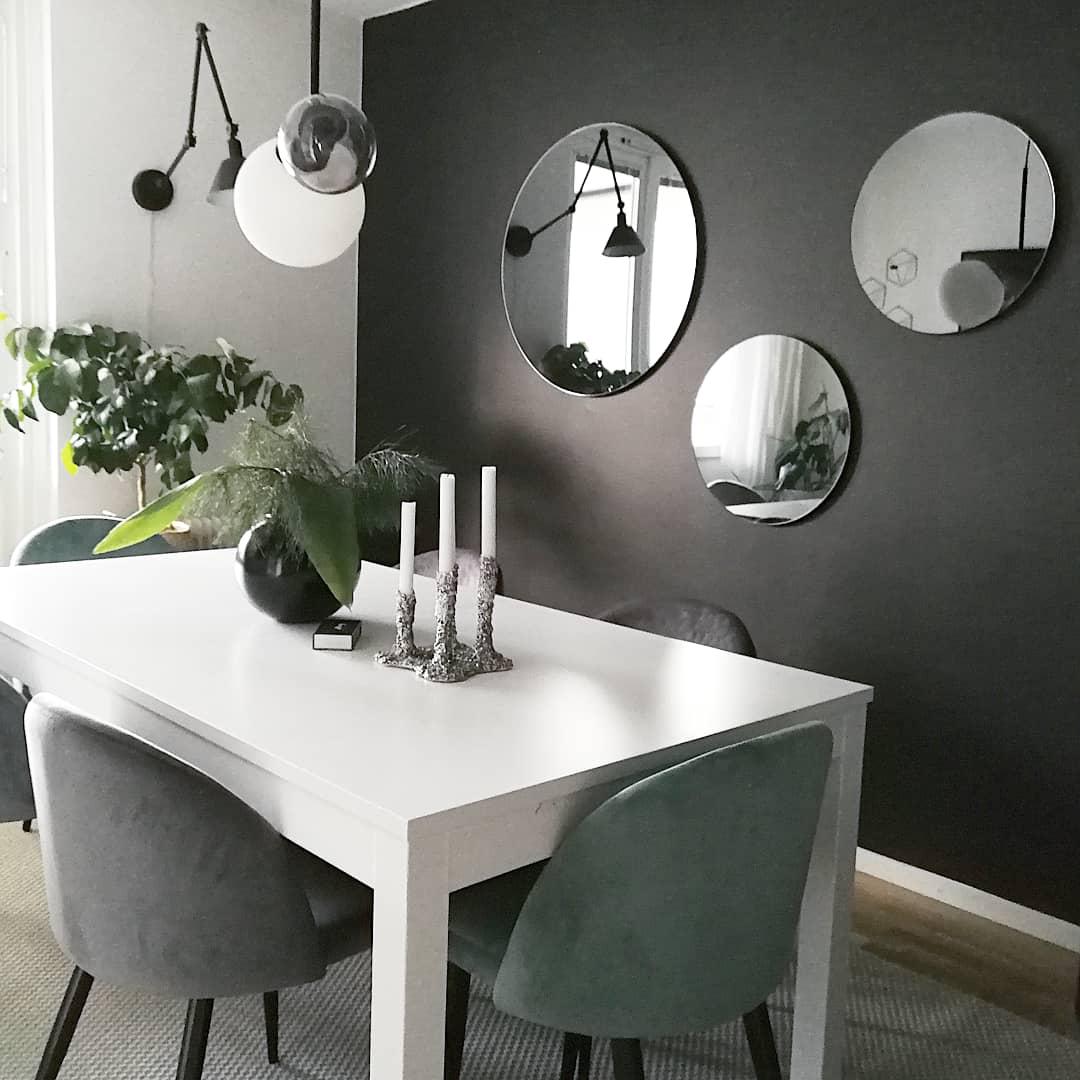 Set van 2 eetkamerstoelen VISALIA Fluweel Mintgroen