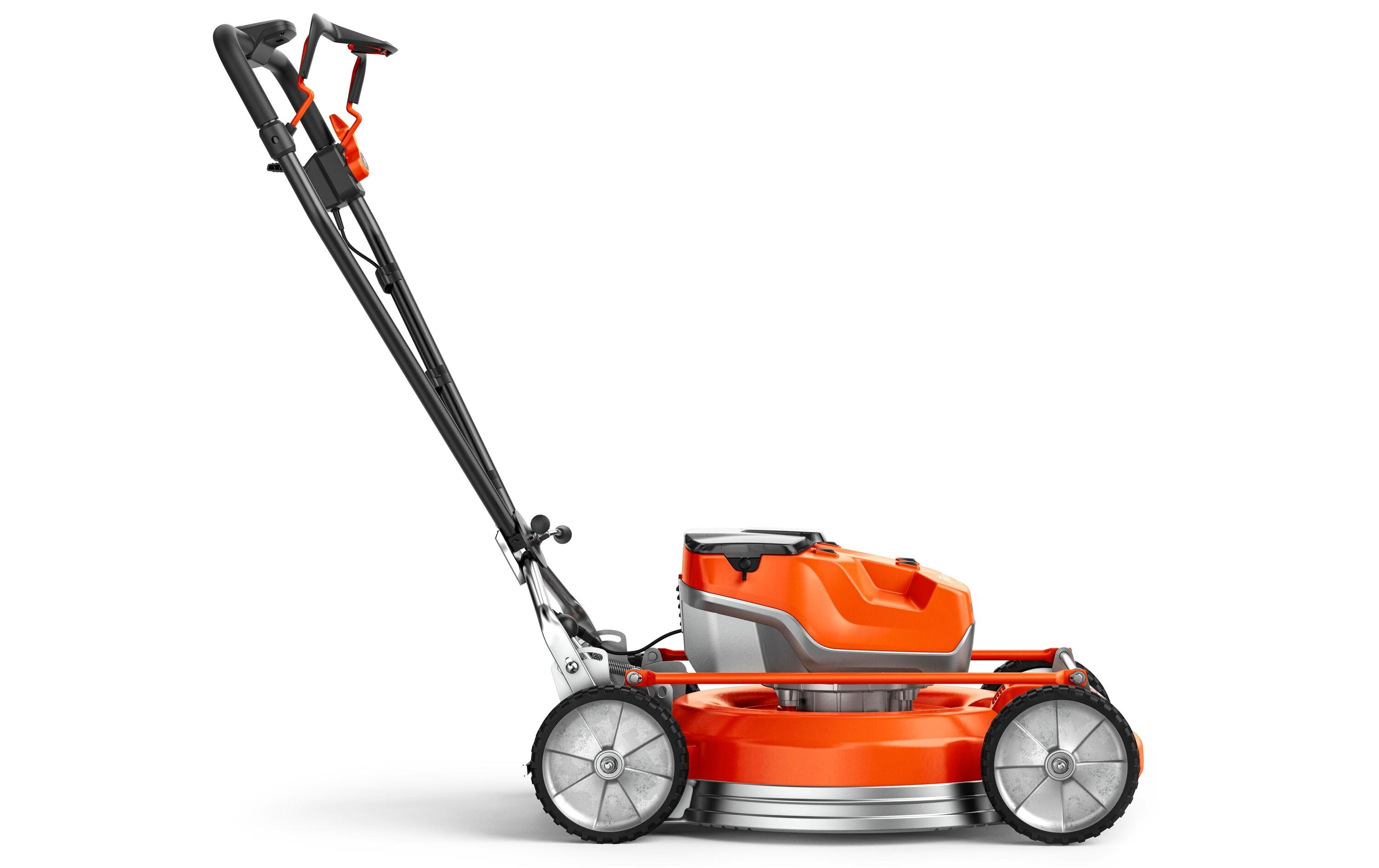 Akku-Rasenmäher LB 553iV Solo<br>Robuster batteriebetriebener Mäher mit zwei Akku-Steckplätzen
