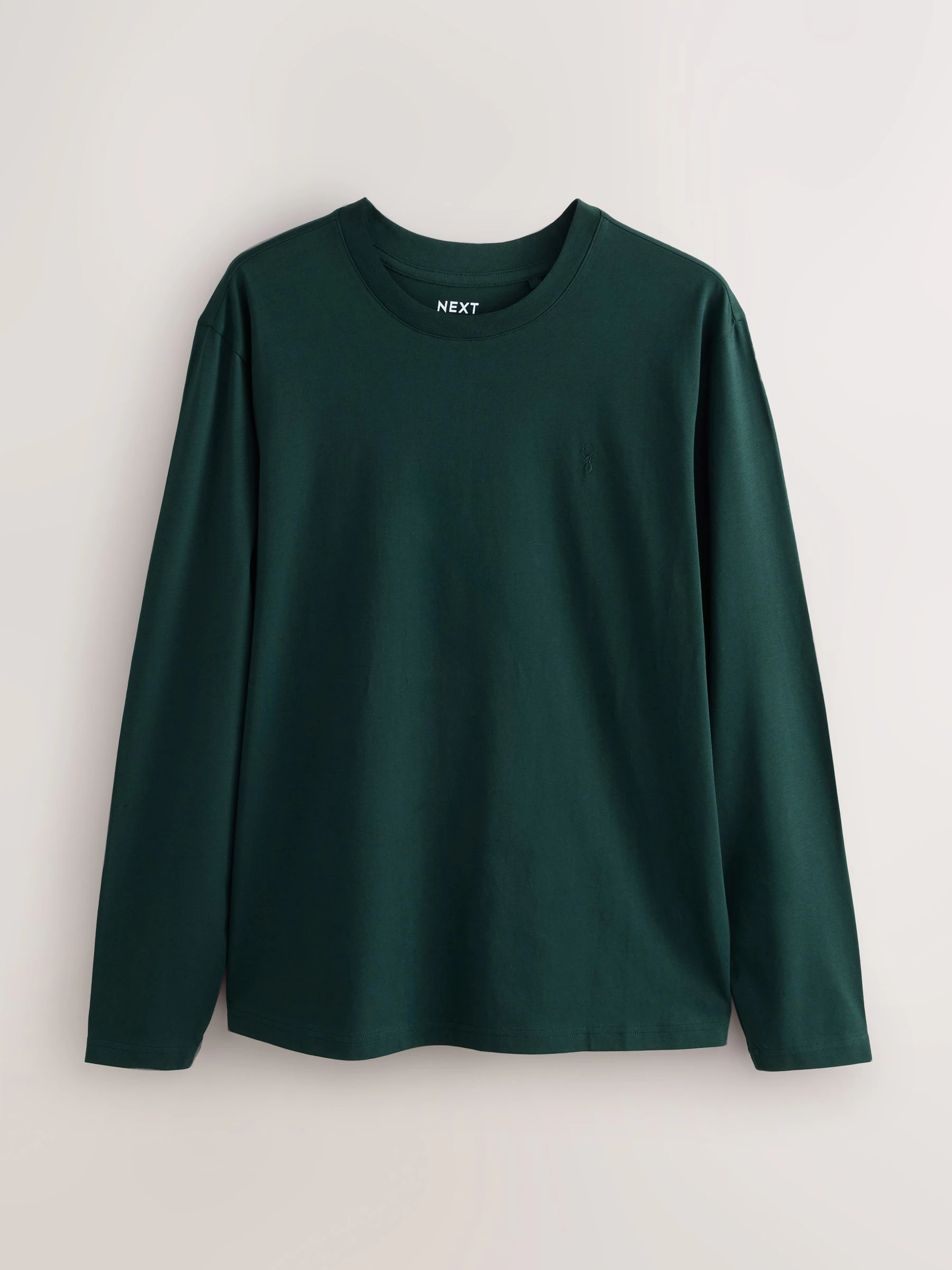 Black/Blue/Green/Orange - Set van 4 T-shirts met lange mouwen