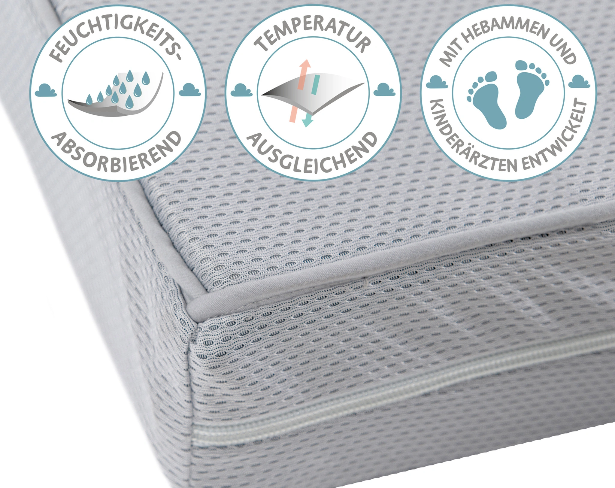 Wiegenmatratze AIR BALANCE PREMIUMMESH (Größe: 40 x 90 cm)