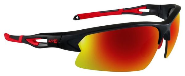 Coffret Lunettes AZR Huez Noir et Rouge/Écran rouge multicouche