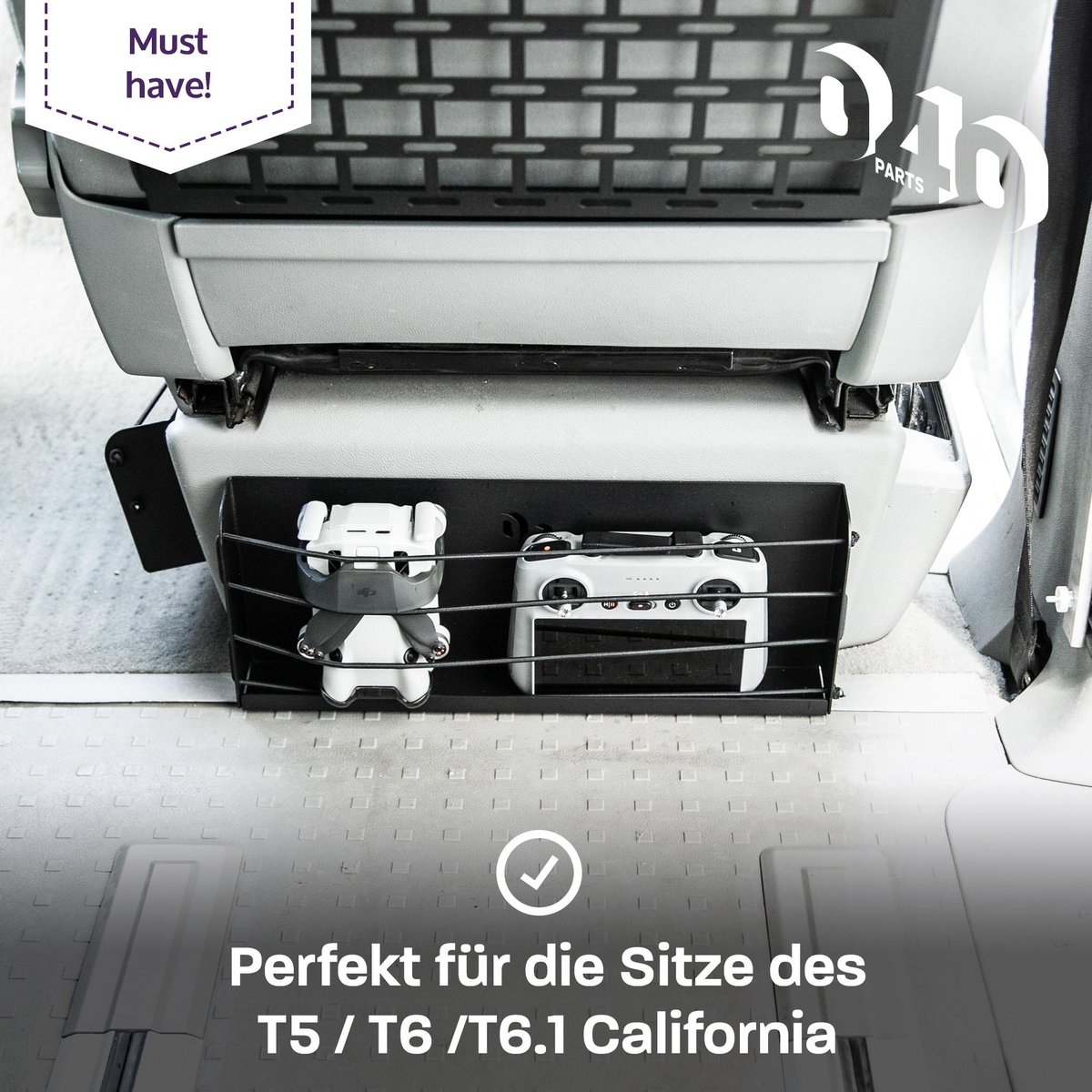 040 Parts opbergvak - VW T5 T6 T7