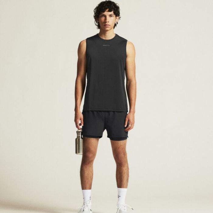 Craft Herre Singletter Adv Essence SL Tee 2 Sort