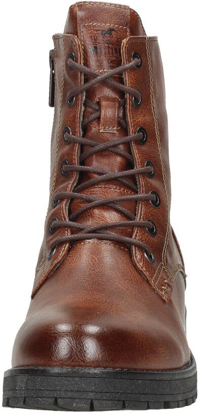 Mustang Dames veterschoenen cognac
