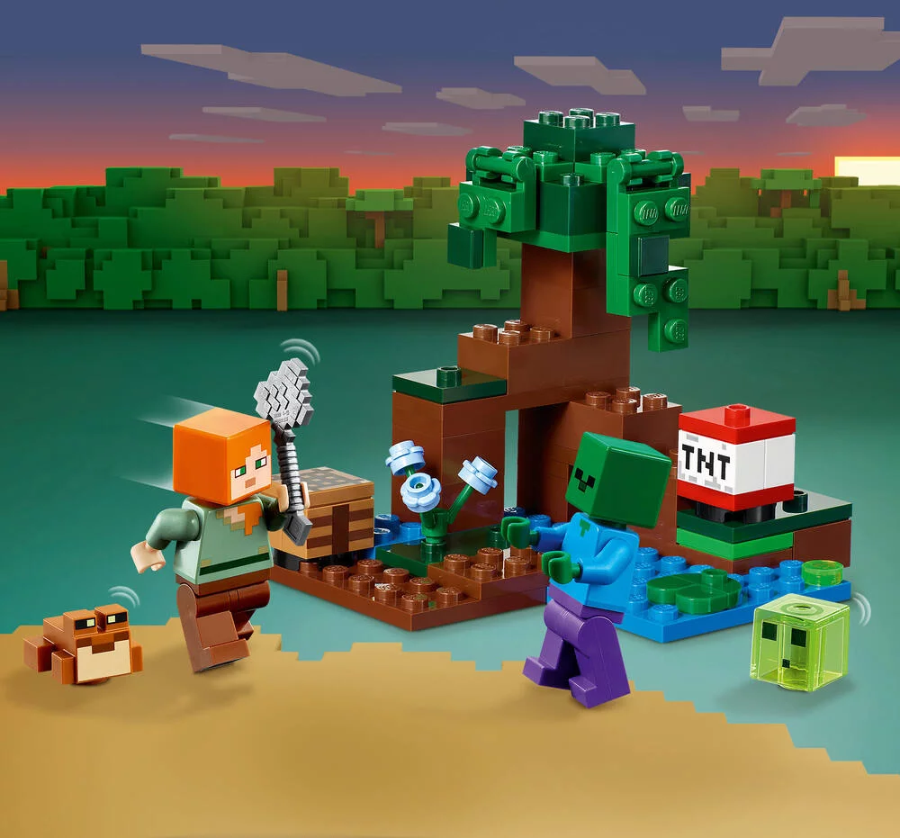 LEGO®MINECRAFT™ 21240 - AVENTURES DANS LE MARAIS
