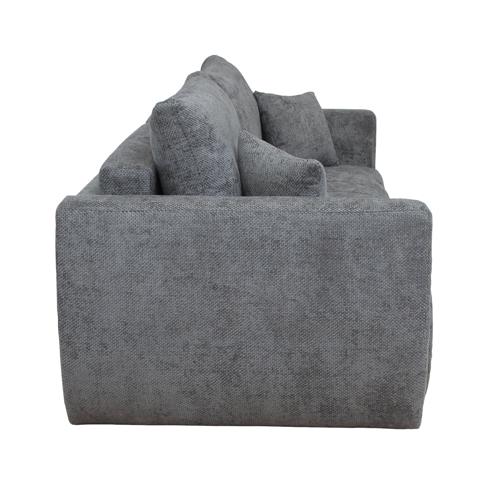 Big Sofa - anthrazit - mit Staukasten und Liegefunktion - 245 cm