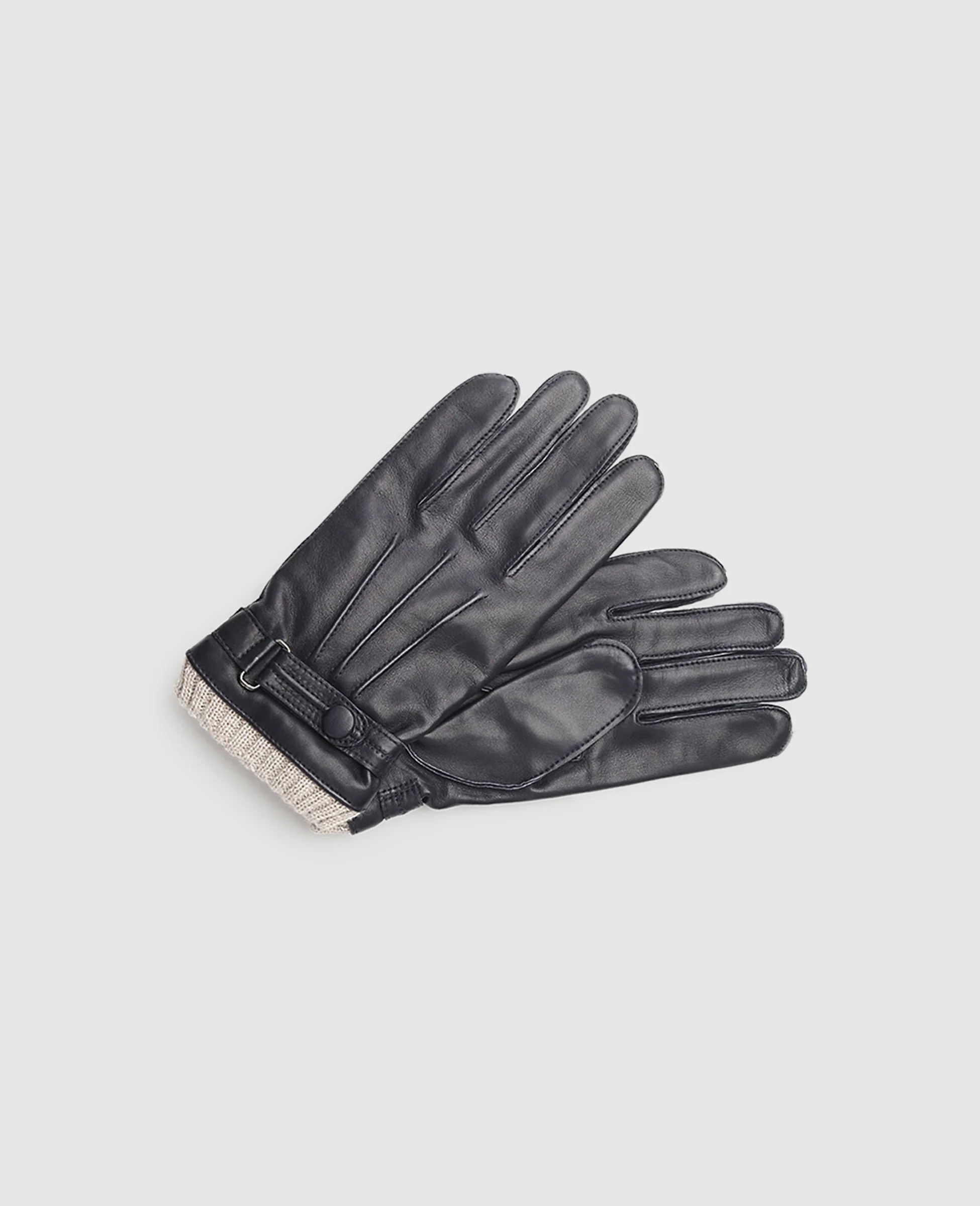 Lederhandschuhe mit Bund