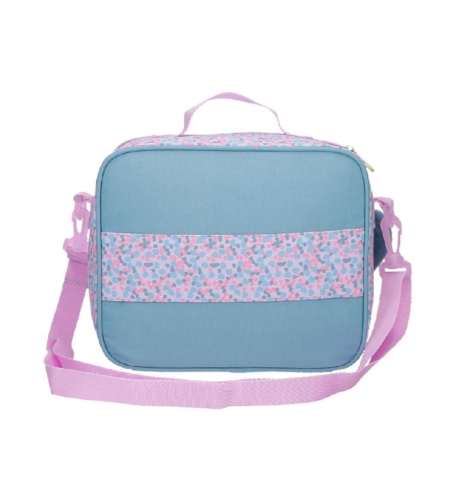 Bolsa Térmica Enso para Ombro, Estilo Menina, Ajustável, Lilás - 25x21x11cm -