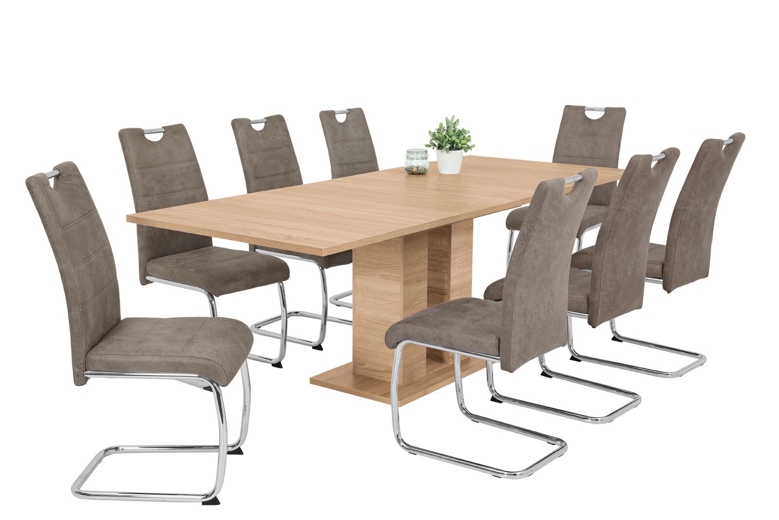 Tisch Helena II Sonoma Eiche Nachbildung 140 (220) x 76 x 90 cm