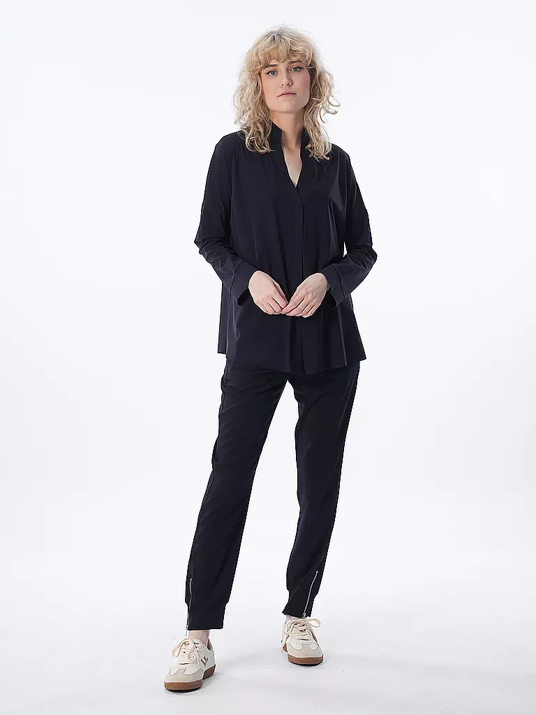 NINETO9 Bluse dunkelblau