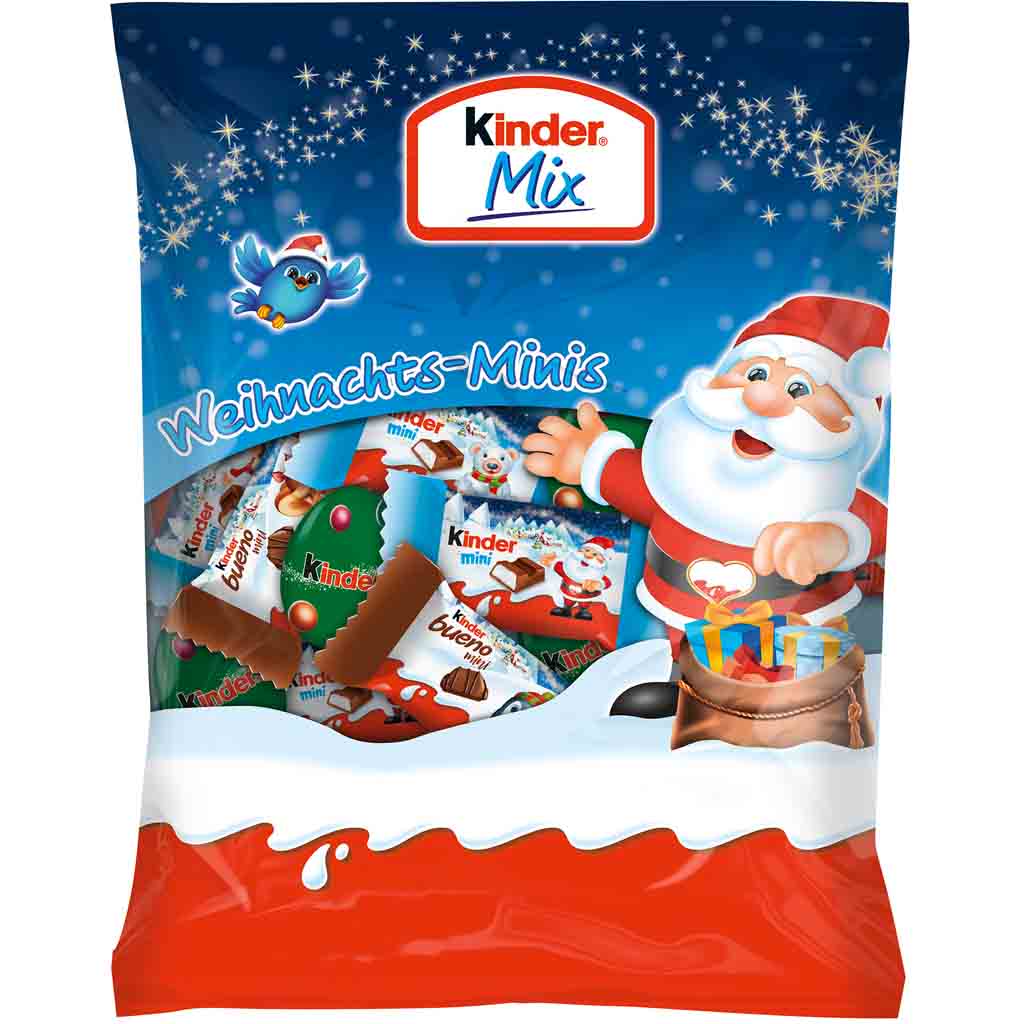 kinder Mix Weihnachts-Minis 153g MHD:20.4.25