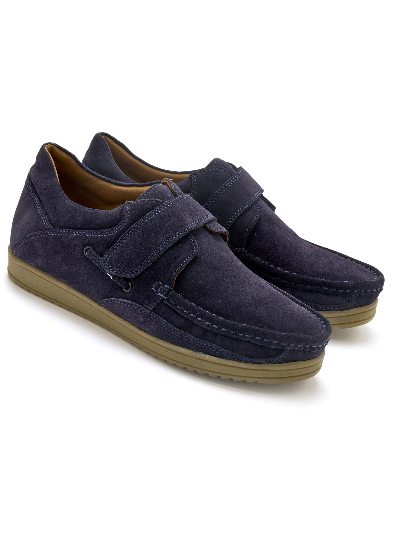 Derbies cuir à patte scratch