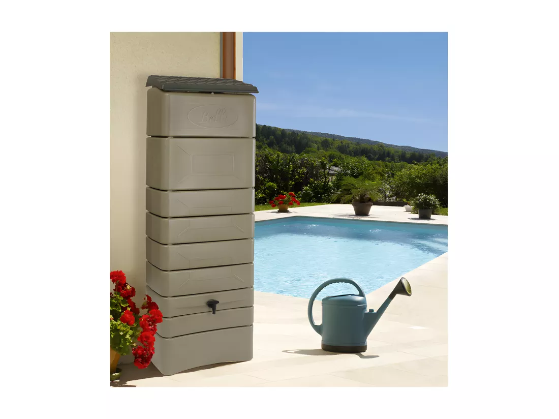 Récupérateur D'eau Mural 300l Avec Couvercle