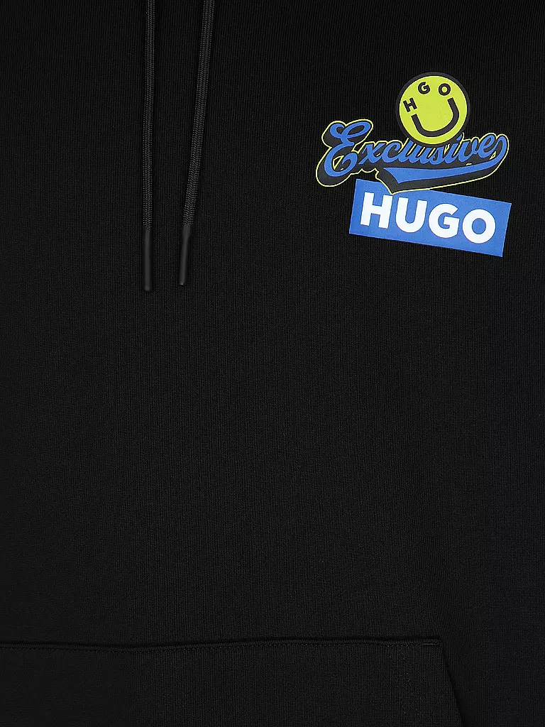 HUGO Kapuzensweater - Hoodie NERRAIN schwarz