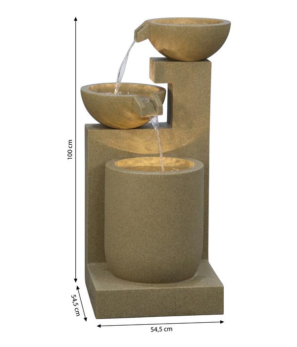 Dehner Polyresin-Gartenbrunnen Samson,