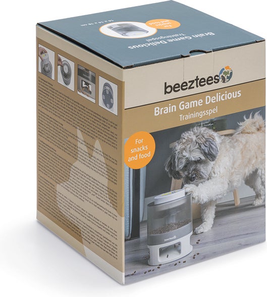 Beeztees hondenspeelgoed Brain Game Delicious grijs 28 x 28 x 4,5 cm