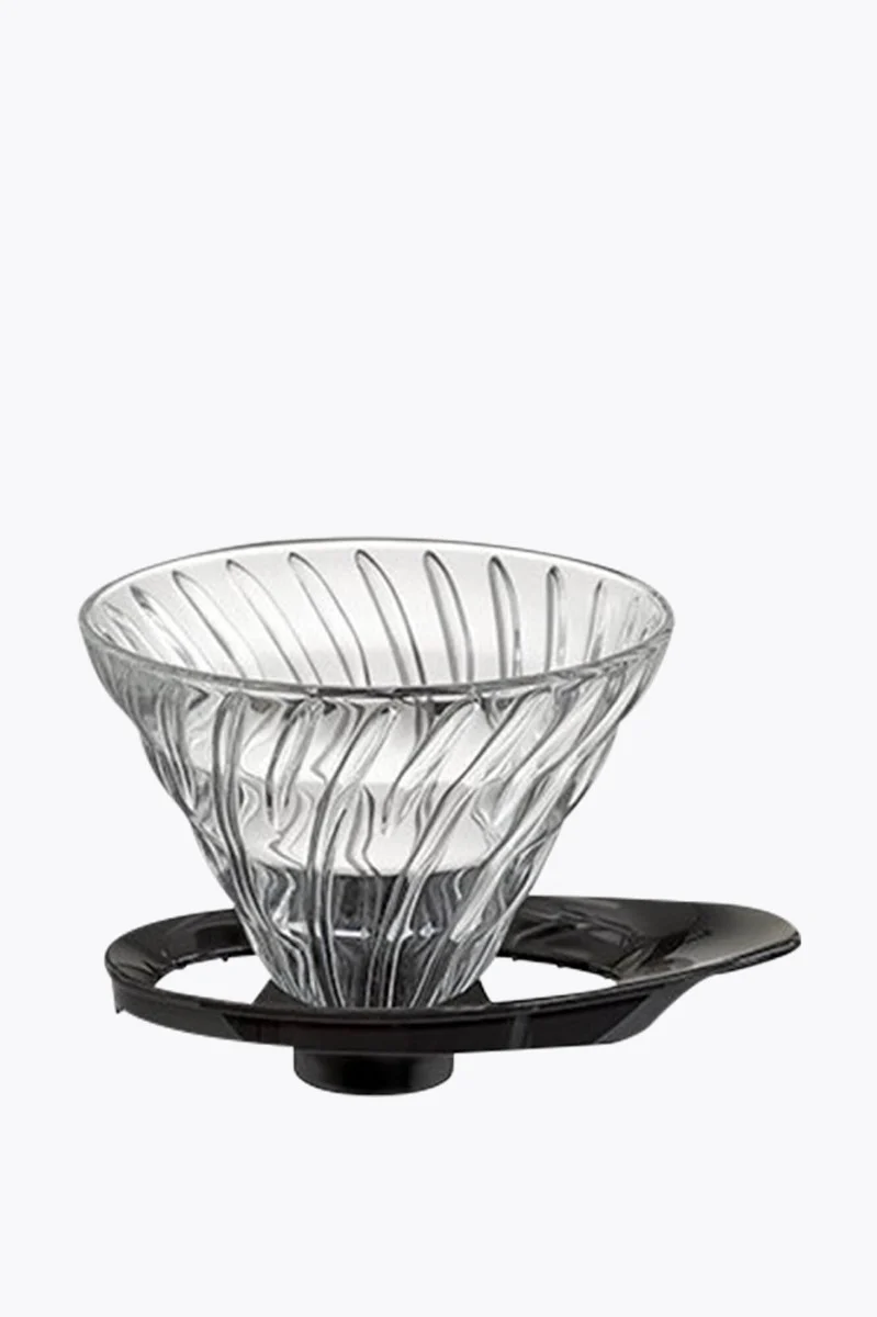 Hario V60 Glass Dripper 02 Kaffeefilter (Handfilter) schwarz