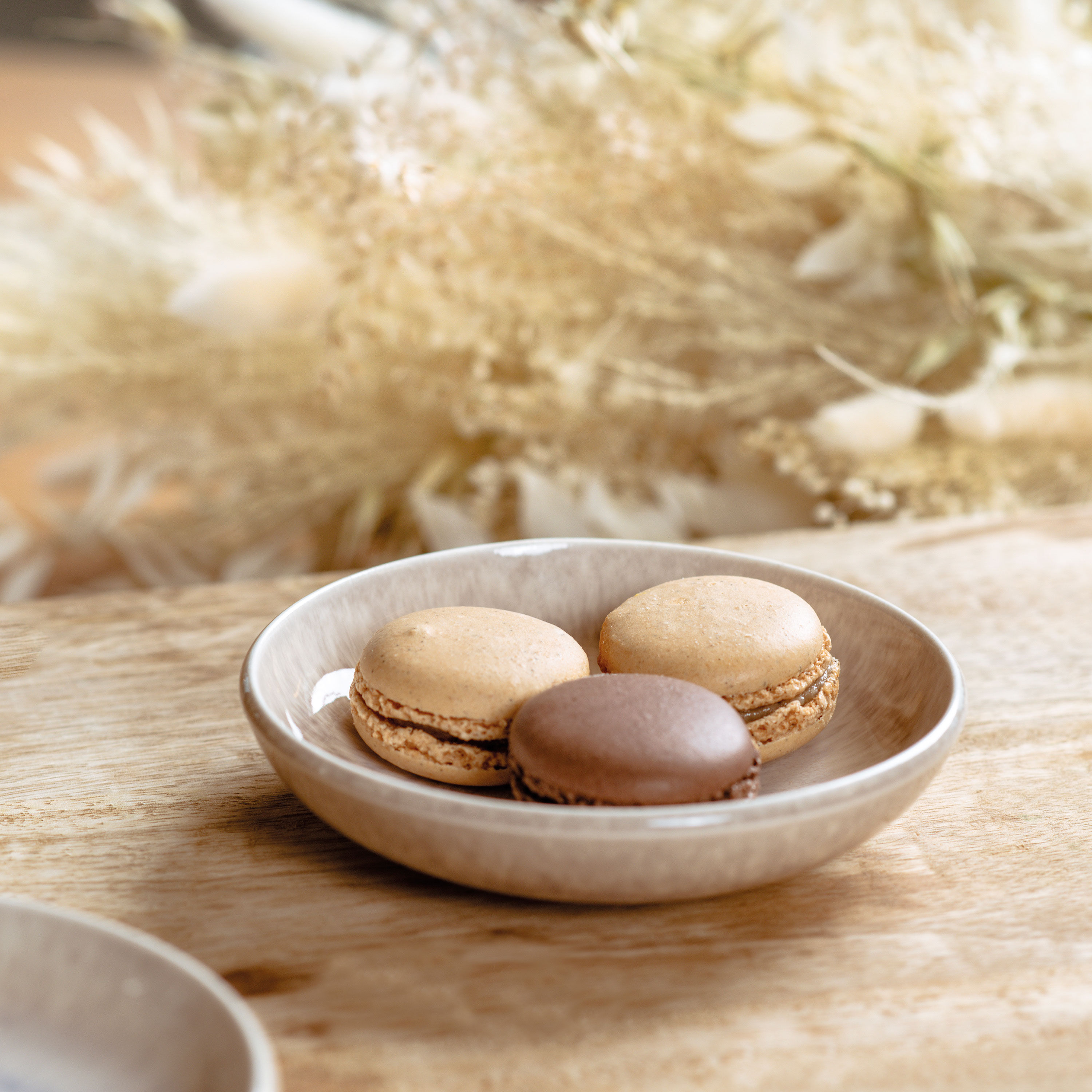 Perlemor Dipping bowl Beige, 2.8 oz, Premium Porcelain