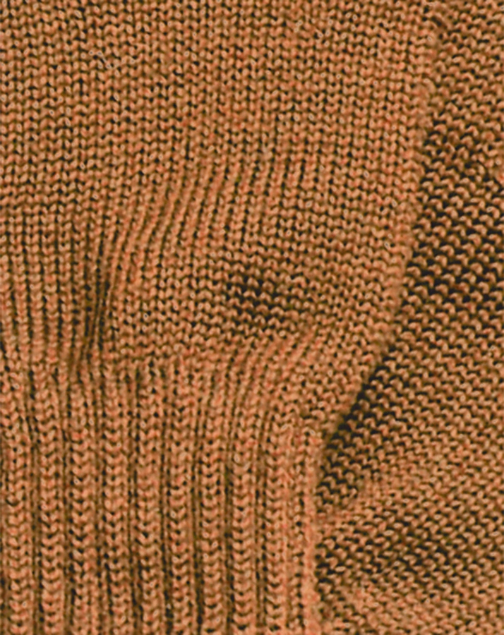Woll-Fingerhandschuhe WILL - SAISON in caramel cafe