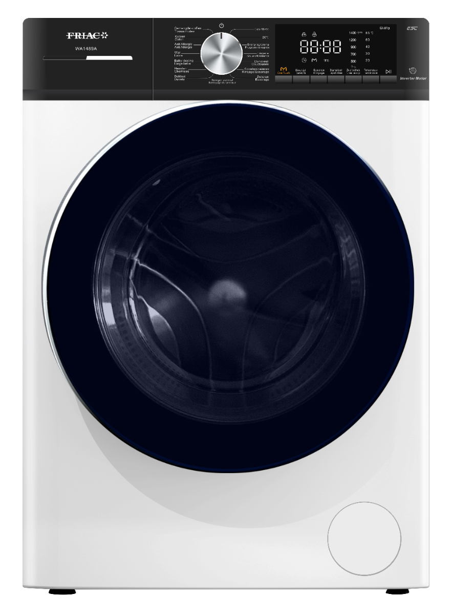 Friac wasmachine WA1489 - 8 kg - 1400 T/min - Energieklasse A