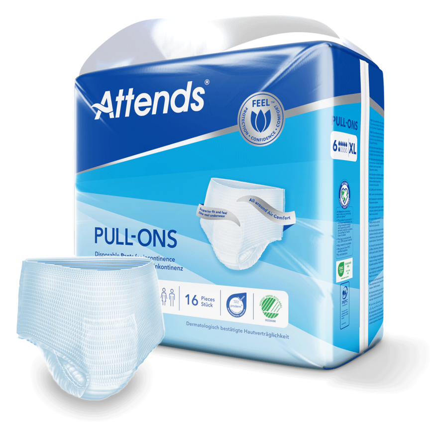 Attends Pull-Ons 6 XL 16 stk