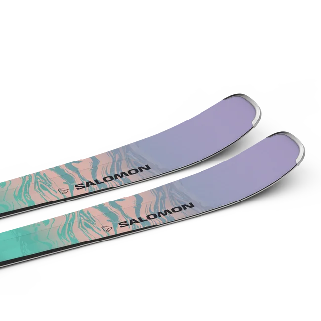 STANCE 84 (and M11)  All Mountain-Ski-Set für Damen Black/ArubaBlue/PatricianPurple