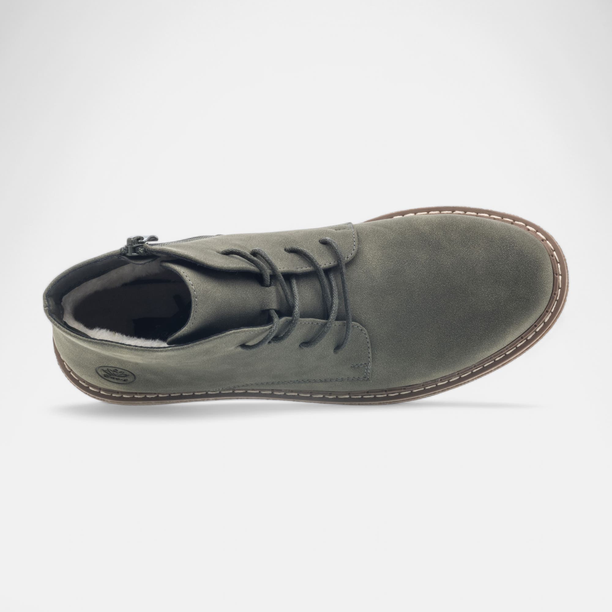 Bottines à lacets Femme kaki