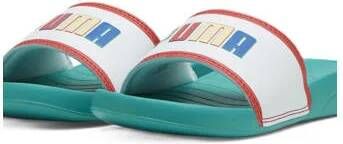 Puma Popcat 20 Jr. badslippers groen wit rood Rubber Logo 34.5