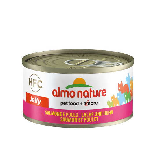 Boite pour chat : Saumon et Poulet 70 g