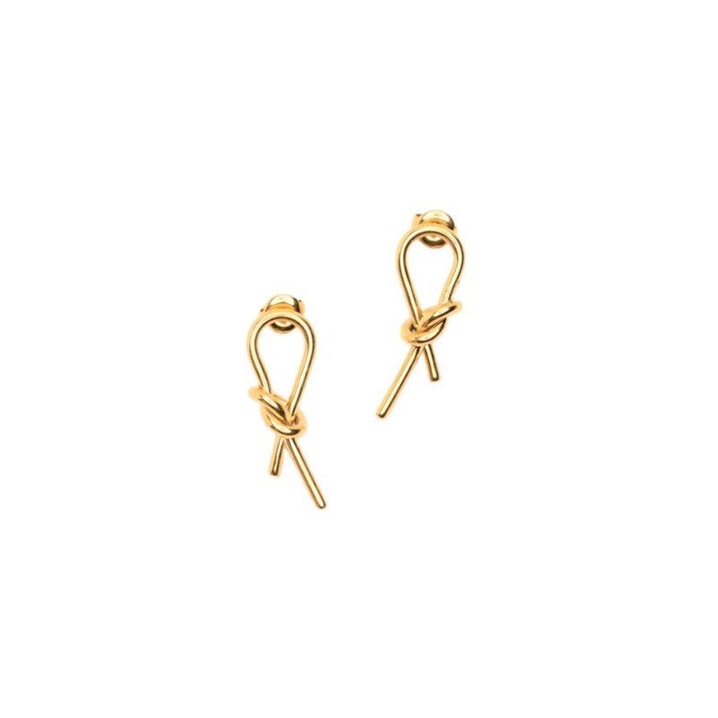 Boucles d'oreilles en acier dorées