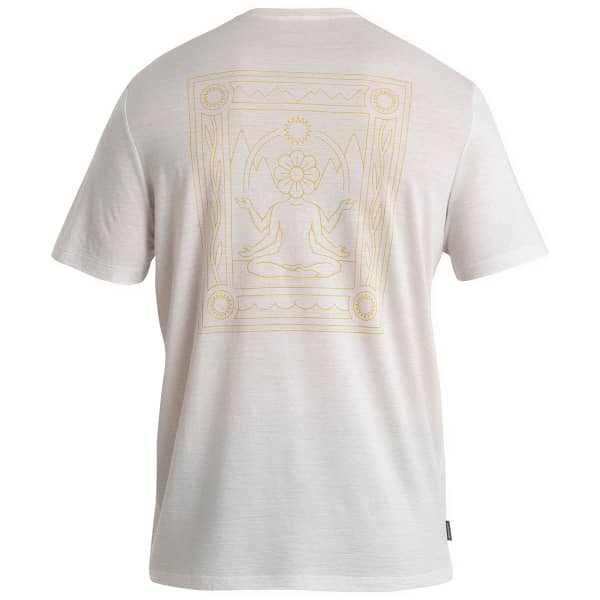 T-shirt randonnée ICEBREAKER M MERINO 150 TECH LITE III SS TEE CONNECTION ECRU HEATHER ECRU HEATHER