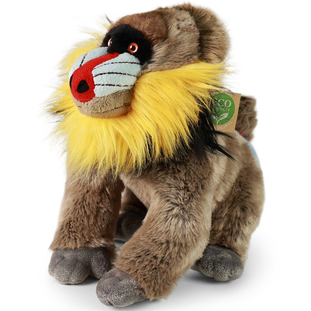 rappa knuffelaap mandril - 28 cm