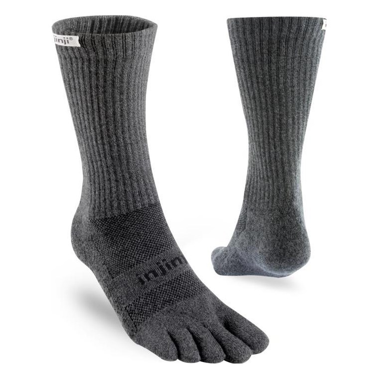 Injinji Trail Midweight Crew Granite