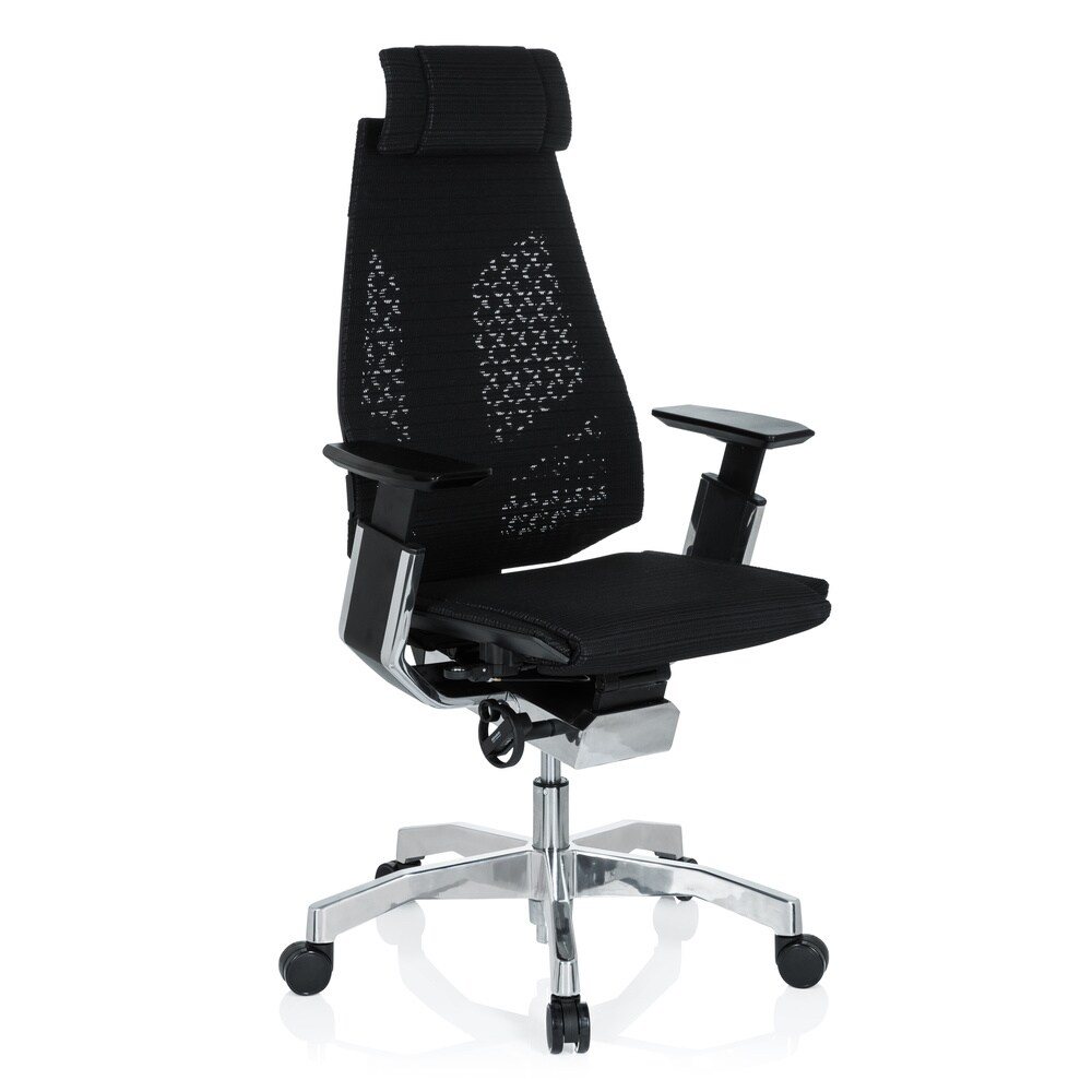 High End Bürostuhl GENIDIA PRO Netzstoff mit Armlehnen hjh OFFICE