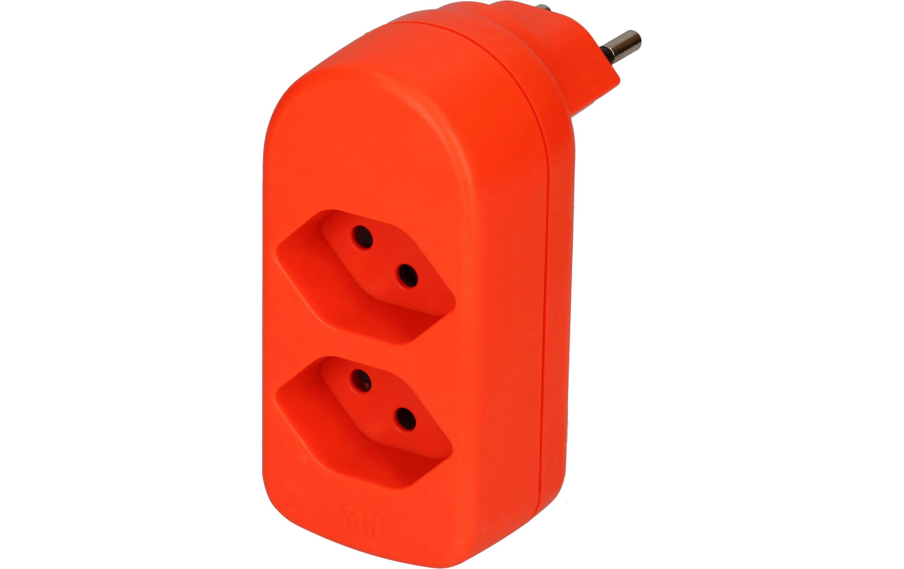 Abzweigstecker maxADAPTturn 2x Typ 13Mehrfachstecker