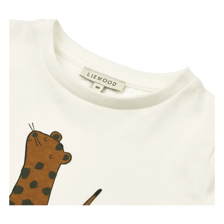 Liewood T-shirt Apia Léopard | Blanc