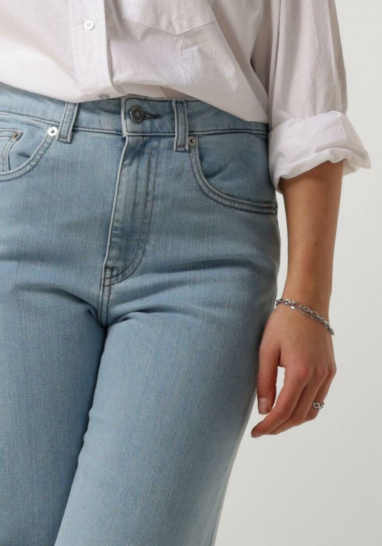 ANOTHER LABEL blauwe another label straight leg jeans moore denim pants
