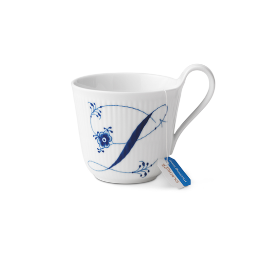 Royal Copenhagen Alfabet Højhankskop, L, 33 cl