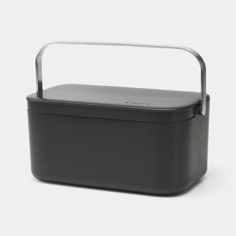 SinkSide Aanrecht afvalbakje, 1.8L - Dark Grey