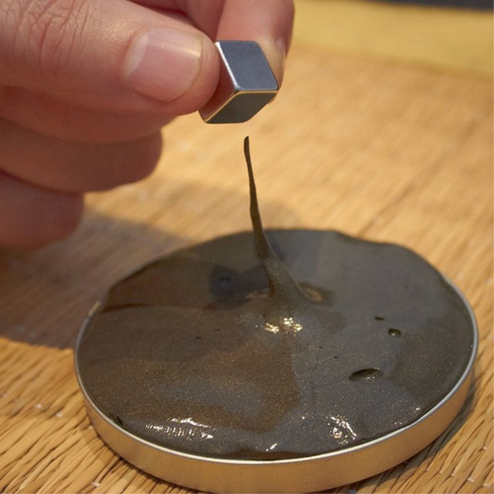 Magnetische Zauber Knete Anti Stress Spielzeug Knetmasse - Schwarz
