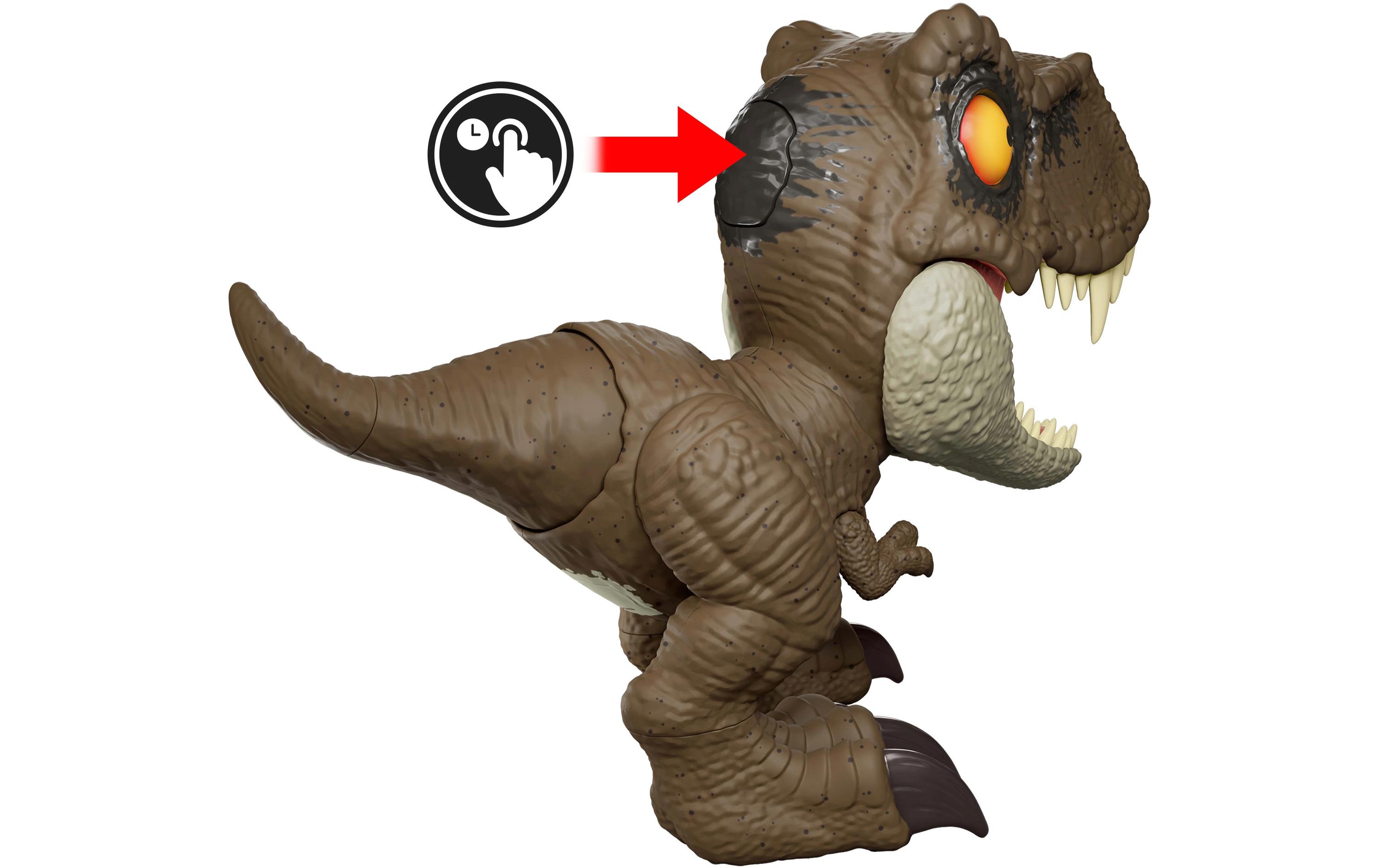 Jurassic World Brüllkommando Tyrannosaurus RexDinosaurierfigur mit Aufnahme- und Abspielfunktion sowie Brüllgeräusche