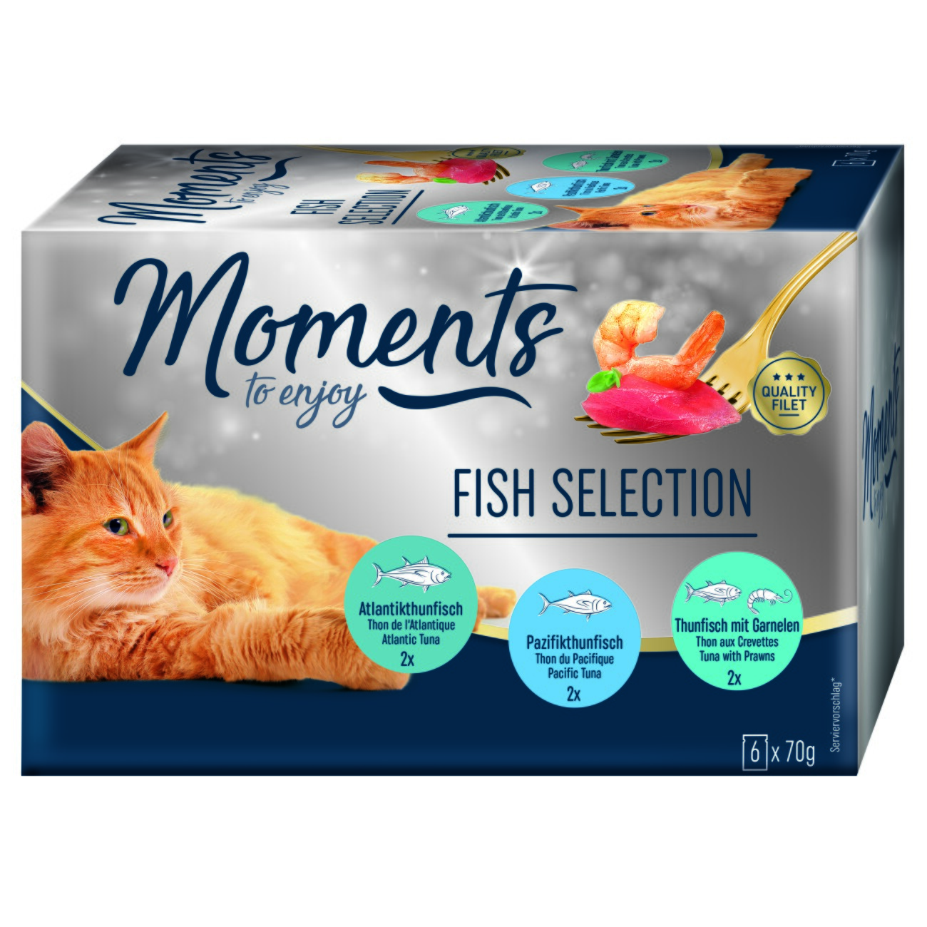 MOMENTS Fish Selection 6x70g