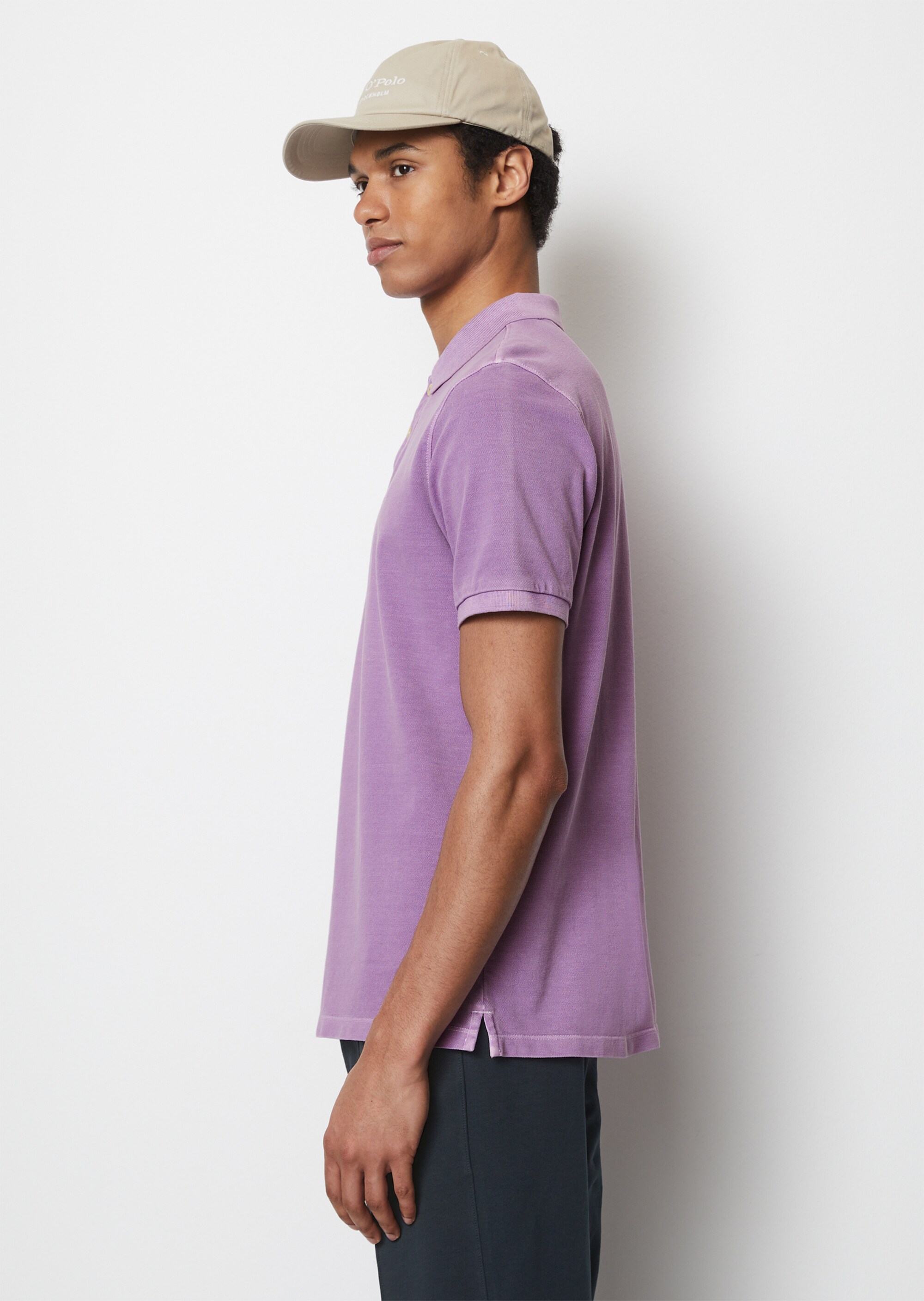 Kurzarm-Poloshirt Piqué regular aus Bio-Baumwolle