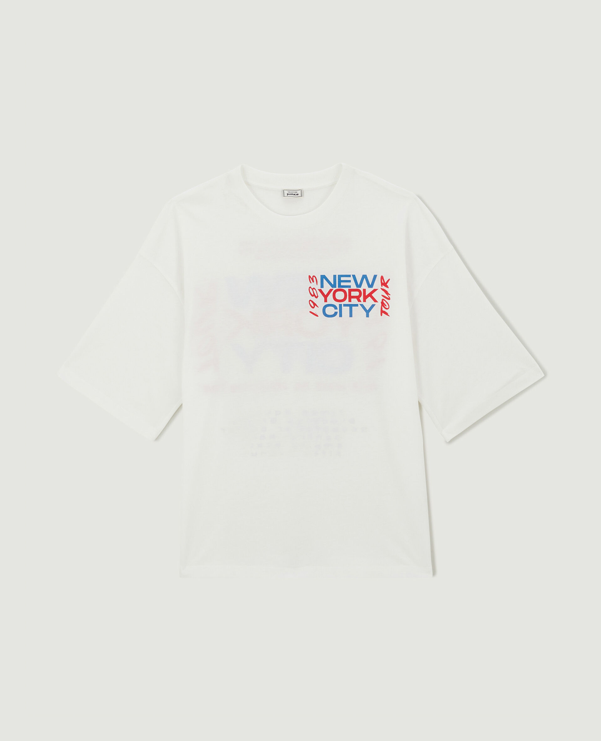T-shirt à inscriptions - Blanc