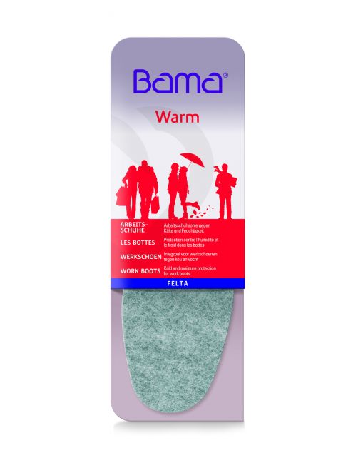 Bama Inlegzool Felta Grijs - Schoenonderhoud