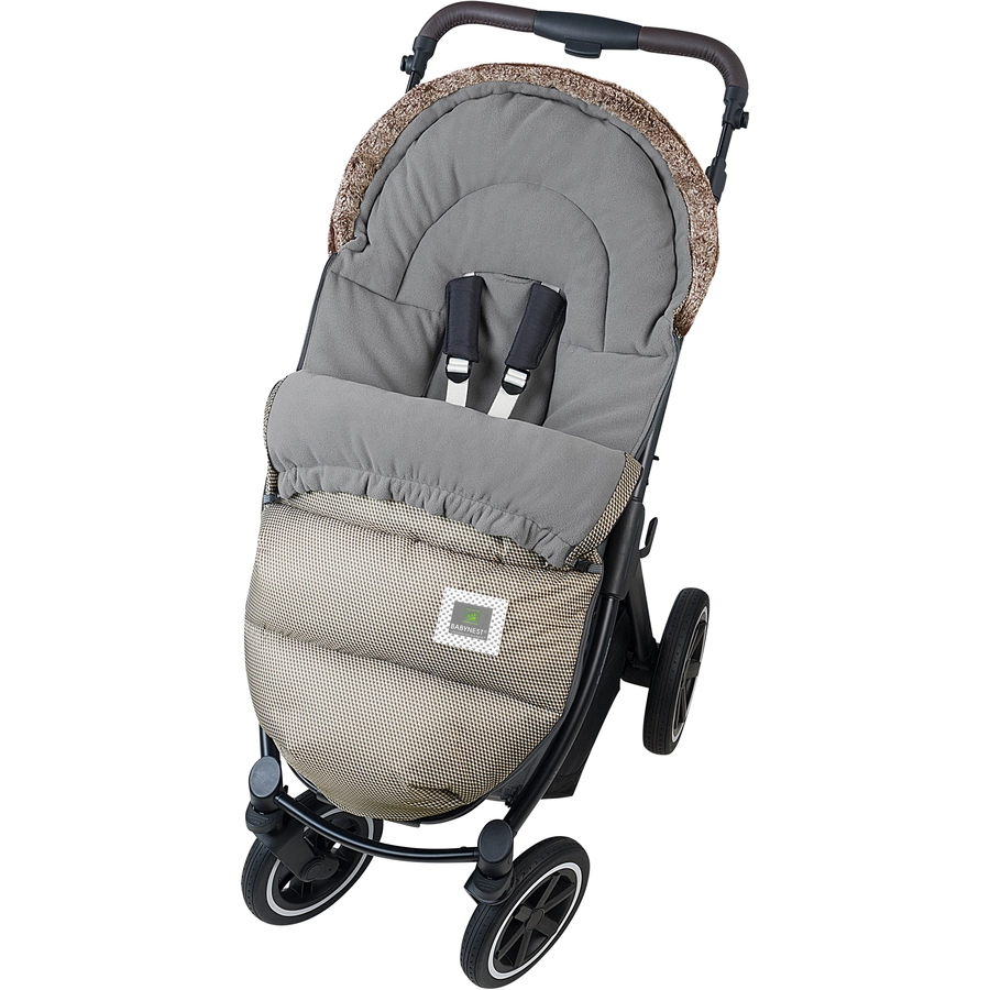 odenwälder Fußsack Luca sand grey