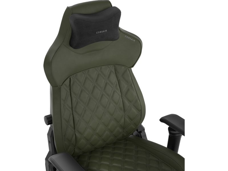 Corsair Gaming-Stuhl TC500 Luxe Sherwood Ergonomischer Racing-Gaming-Stuhl mit einer Belastbarkeit von bis zu 120 kg