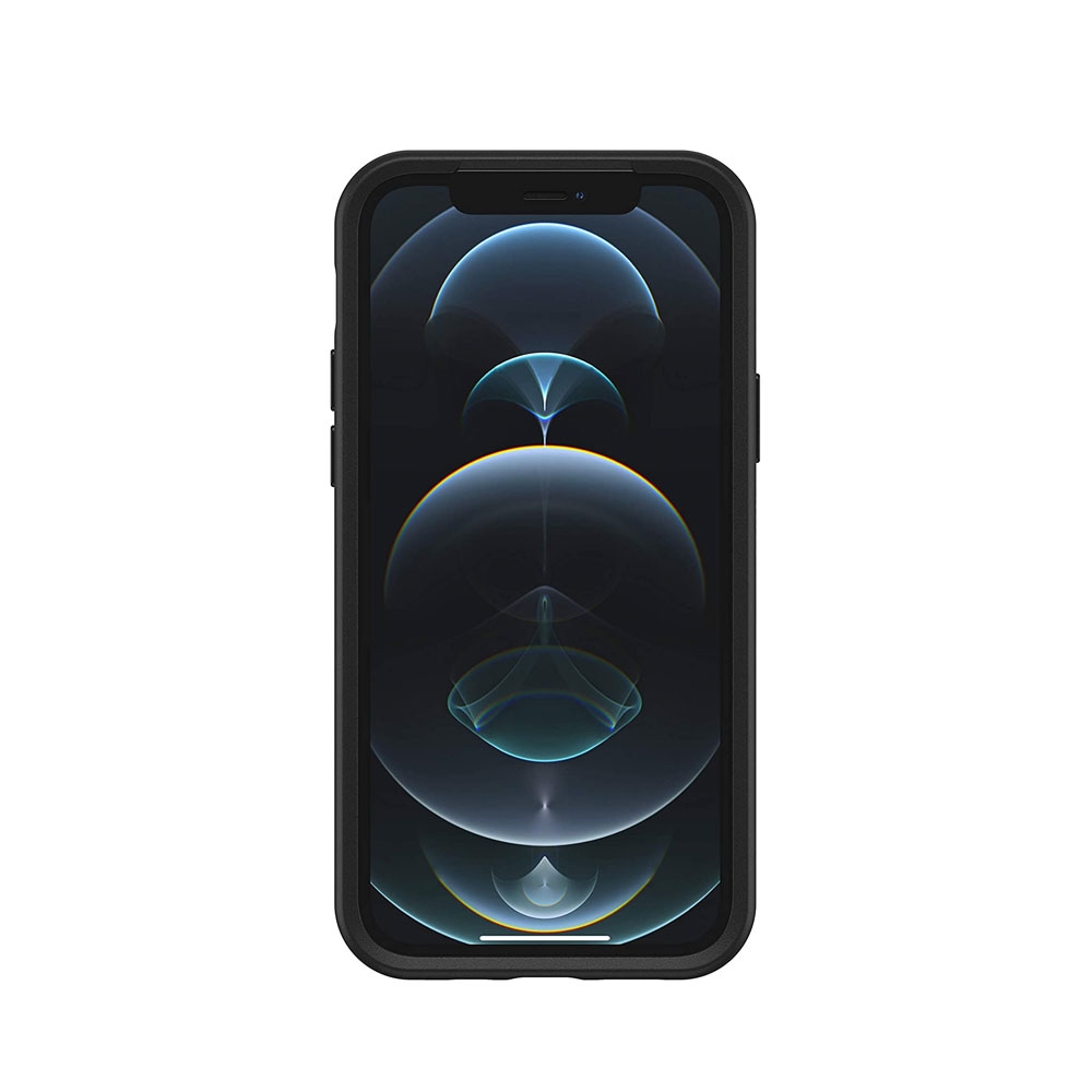 iPhone 12 / iPhone 12 Pro Antimikrobielle Outdoor Case Hülle Symmetry Series (77-65414) - Schwarz